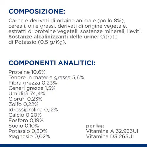 Hill's Prescription Diet c/d Multicare Gatti Pollo 156g Hill's Prescription Diet c/d Multicare Gatti Pollo 156g